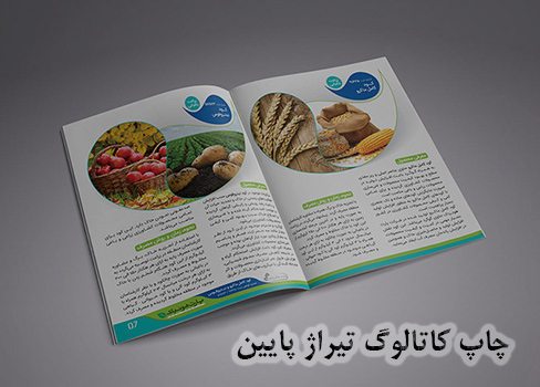 چاپ کاتالوگ تیراژ پایین